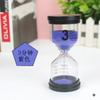 Ampulheta com Capa Preta 3/5/15/30/45 Minutos Funil de Tempo Promoção de Baixo Preço Atacado Desconto para Grande Quantidade