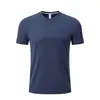 Camiseta de malla de seda de hielo real personalizada de manga corta para hombre y mujer, verano de secado rápido transpirable de seda de hielo fresca casual de secado rápido de media manga con estampado