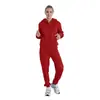 [Venta Caliente Transfronteriza] Amazon Lee. Traje de 2 piezas Hanton para mujer con forro de sherpa, manga larga, deportivo para mujer