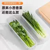 Geladeira Cozinha Gaveta de Legumes Cebolinha Louça Armazenamento Refrigerado Macarrão Tiras de Ovo Plástico Transparente Caixa Selada Atacado