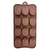 Molde de Silicona Creativo de Tulipán con 12 Cavidades para Chocolate Grado Alimenticio para Hornear Molde Casero DIY Fácil Desmoldeo