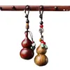 Colgante Tallado con Forma de Calabaza de Sándalo Morado, Adorno de Mano Tallado en Sándalo Verde, Llavero Creativo de Paz y Prosperidad, Accesorio para Bolso