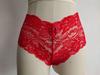 Ropa interior sexy de talla grande de Amazon, bragas huecas de cintura baja con tentación de pestañas, ropa interior sexy de encaje transparente