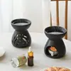 Lámpara de aromaterapia para estufa de aceite esencial cerámica fábrica de Chaozhou estufa de fragancia creativa transfronteriza vela diy estufa de aromaterapia ins