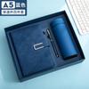 Cuaderno de negocios con hebilla A5U, bloc de notas de oficina, caja de regalo, cuaderno A5, regalo de empresa, logotipo imprimible