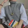 Collar con Colgante Geométrico de Metal Forma de Gota de Agua con Cordón de Cuero Negro Cadena para Suéter Larga Nuevo para Mujer