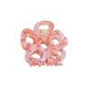 Pinza Francesa de Nuevo Estilo con Flor de Cinco Pétalos Calada con Flor de Diamante, Pinza para el Cabello de Ácido Acético, Pinza de Tiburón Simple de Alta Gama, Accesorio para el Cabello para Mujeres