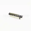 Soporte de batería chapado en oro de latón espaciado 2.5PH conector de batería de portátil asiento macho B02M-A-10P-R1 anticongelante