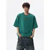 Camiseta Bordada Retro Americana de Manga Corta para Hombre, Diseño Holgado de Verano de Moda, Top Versátil Elegante y Deportivo de Media Manga