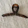 Clip Coreano Retro Estampado Leopardo 2025 Nuevo Principios de Otoño Nicho Gama Alta Versátil Clip Tiburón para Cabello Pasador Accesorios para el Cabello