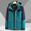 Relleno de plumón de alta calidad Carga de plumón de pato Ropa Tres en Uno Personalizada Ropa de Trabajo para Hombres y Mujeres Logotipo Personalizado A prueba de viento e impermeable