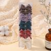 Pinza de pelo con lazo de tela de 1.6 pulgadas para niños, pinza de macarrón hecha a mano, pinza de pico de pato, accesorios para el cabello de niña 3002