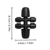 Boquilla universal dispositivo de riego automático accesorios boquilla atomización spray junta rociadora dispositivo de riego por pulverización de tres vías enchufe rápido riego por aspersión