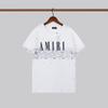 Atacado Transfronteiriço Novos Produtos Logo de Letra Personalizado Estampado Manga Curta Streetwear Casal Camisetas de Verão