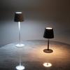 Luz de Noche Metálica Geométrica Nórdica Tridimensional con Batería Integrada, Luz Ambiental, Artículo de Regalo Popular