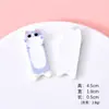 Nuevos Accesorios de Resina de Gato Largo de Dibujos Animados Pegamento de Crema DIY Pasador Imán para Refrigerador Colgante Lindo de Gato