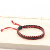 Accesorios antiguos de cuerda lisa tejida a mano con colores a juego, cuerda de mano, nuevo material, pequeña bolsa de tela, línea plana, pulsera Bodhi