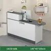 Mostrador de Bar, Mostrador de Caja, Tienda de Conveniencia Pequeña Simple Moderna, Recepción de Tienda de Té de Burbujas, Salón de Belleza, Mostrador de Tienda de Ropa, Recepción