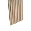 Suministro de fábrica, palo de tienda de campaña de madera de pino para niños, manualidades de madera para bricolaje, palo de madera redondo sólido, palo de yoga con la parte trasera abierta