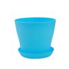 Abrir fabricantes de vasos de flores de plástico varanda grande rosa verde vaso especial de cor grossa resina lote