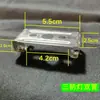 Hebilla de Lámpara LED de Tubo Único, Doble Tubo, a Prueba de Tres Factores, Portalámparas de Acero Inoxidable, Clip de Fijación al Techo, Anillo de Presión Integrado, Clip Sanxiong