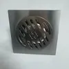 Desagüe de Piso Cepillado de Acero Inoxidable al por Mayor para Baño, Cuadrado Engrosado de Gran Capacidad Anti-Olor, Anti-Insectos, Anti-Obstrucción