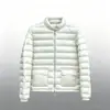Chamarra ligera de plumón Moncler m-brand con cuello de piel, corte ajustado, para mujer, estilo corto, cuerpo acanalado ajustado, engrosada, cálida, casual