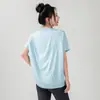 Nuevas Camisetas Deportivas Holgadas y Transpirables de Pilates para Verano, Ropa de Secado Rápido para Correr por la Mañana al Aire Libre y Fitness para Mujeres