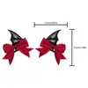 Presilha de Cabelo Asas de Diabo Halloween Transfronteiriça Cosplay Morcego Acessórios de Cabelo Laço DIY Adorno de Cabelo Decorativo Fofo Excêntrico