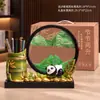 Nova pintura de areia movediça estilo chinês da sorte ampulheta tridimensional 3D artesanato em liga decoração de mesa ornamento para alívio do estresse presente para amigos