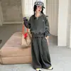 Conjunto de Niña Primavera/Otoño 2026 Nuevo Conjunto de Moda para Niñas Mayores, Sudadera de Otoño y Pantalones Deportivos Conjunto de Dos Piezas Moderno