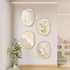 Estilo Crema Nórdico Entrada Entrada Pintura Colgante de Alto Grado Pasillo Pasillo Pared de Fondo Pintura Colgante Sala de Estar Simple Atmosférico Pared