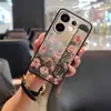 Adequado para Capa de Celular Vivo à Prova de Poeira Textura Criativa Pulseira Estilo Chinês Capa Macia Suporte Tendência Líquida para Homens e Mulheres