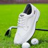 Sapatos de Golfe Novos para Homens, Sapatos Esportivos Impermeáveis Respiráveis, Unhas Quebradas, Sapatos de Cravo Fixo Antiderrapantes, Sapatos Masculinos de Golfe