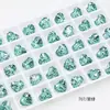 Dongzhou Diamante para Unhas 10*8.8mm Coração Geométrico Fundo Pontiagudo Diamante DIY Brincos Joias Diamante Brilhante Decoração de Unhas Diamante