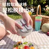 Moldes para cubitos de hielo de grado alimenticio para uso doméstico, charolas de hielo mini con tapa para refrigerador, moldes de silicona para cubitos de hielo DIY para congelar