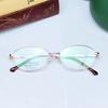 Nuevo Marco Metálico de Diseñador Guofeng para Miopía de Mujer Marco Completo para Gafas al por Mayor con Flor Vieja Miopía Danyang
