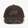 Gorra de béisbol de copa suave lavada para mujer, versátil para exteriores, con parche tridimensional bordado, estilo europeo y americano transfronterizo, para hombres con circunferencia de cabeza grande