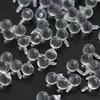 Nueva Cabeza de Joyería para Piercing de Hueso de Oreja con Rosca Externa Transparente de Acrílico, Compatible con Accesorios de Pendientes de Barra de Aleación de Titanio F136