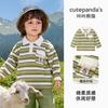 Camiseta de Manga Larga Kaka Panda para Niños Ropa de Otoño Infantil Camiseta Básica Casual para Niños Ropa Moderna de Bebé para Primavera y Otoño