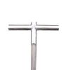 Muestreador de Polvo Mineral en Forma de T con Ranura Larga Pasante de Acero Inoxidable 304 Médico Químico Espesado Soldado en Brazos Polvo Granular Salida de Tubo Único