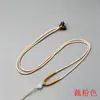 Cordón para Colgante de Jade y Jade Hetian Tejido a Mano, Cordón de Collar Ajustable de Gama Alta para Colgar en el Cuello para Hombres y Mujeres