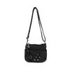 Bolsa Grande de Brim Leve Estilo Retrô 2026 Outono Novo Estilo Tendência Bolsa Feminina Casual Ombro Transversal Pequena Quadrada