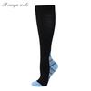 Calcetines de Compresión Deportivos Populares Transfronterizos, Calcetines Deportivos Largos hasta la Pantorrilla para Hombres y Mujeres, Calcetines de Compresión Elásticos para Correr y Ciclismo al Aire Libre
