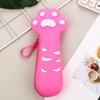 Bolsa para Lápices de Garra de Gato de Silicona Bolsa para Lápices Infantil Billetera Pequeña Creativa Bolsa Linda para Niñas Material de Oficina al por Mayor para Estudiantes de Primaria y Secundaria