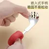 Aço inoxidável 316 garfo colher torto semiacabado talheres infantis suplemento alimentar colher de sopa para alimentar bebê acessórios de hardware de cotovelo