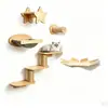 En Stock Casa para Gatos de Lona de Madera Montada en Pared Plataforma para Saltar Gatos Poste Rascador de Cuerda de Sisal Marco de Escalada para Gatos de Madera Maciza para Mascotas Gato Venta al por Mayor