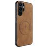 Adecuado para Samsung S26Ultra Patrón Nappa Relámpago Funda Magnética para Teléfono S25Ultra Anticaída S25Fe Funda Protectora