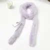 Bufanda de Primavera, Otoño e Invierno para Mujer 2025 Nueva Bufanda Rellena Amarilla Decorativa de Dopamina Accesorios para el Cuello de Chicas Populares