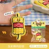 Llavero de Brochetas de Barbacoa de Dibujos Animados Lindo Llavero Creativo de Comida Simulada Verduras Personalidad Muñeco de Peluche Colgante para Mochila